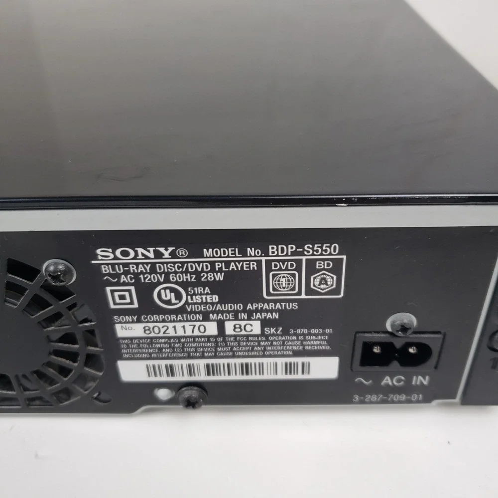 Sony bdp s550